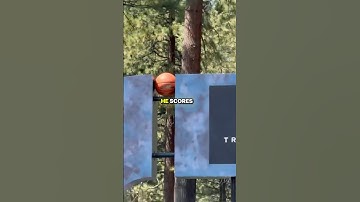 Steph scores even when he misses 🤯