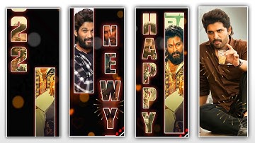 🔥 Happy New Year 2022 Special Video Editing in Alight Motion Best Happy New year Editing  Kinemastar