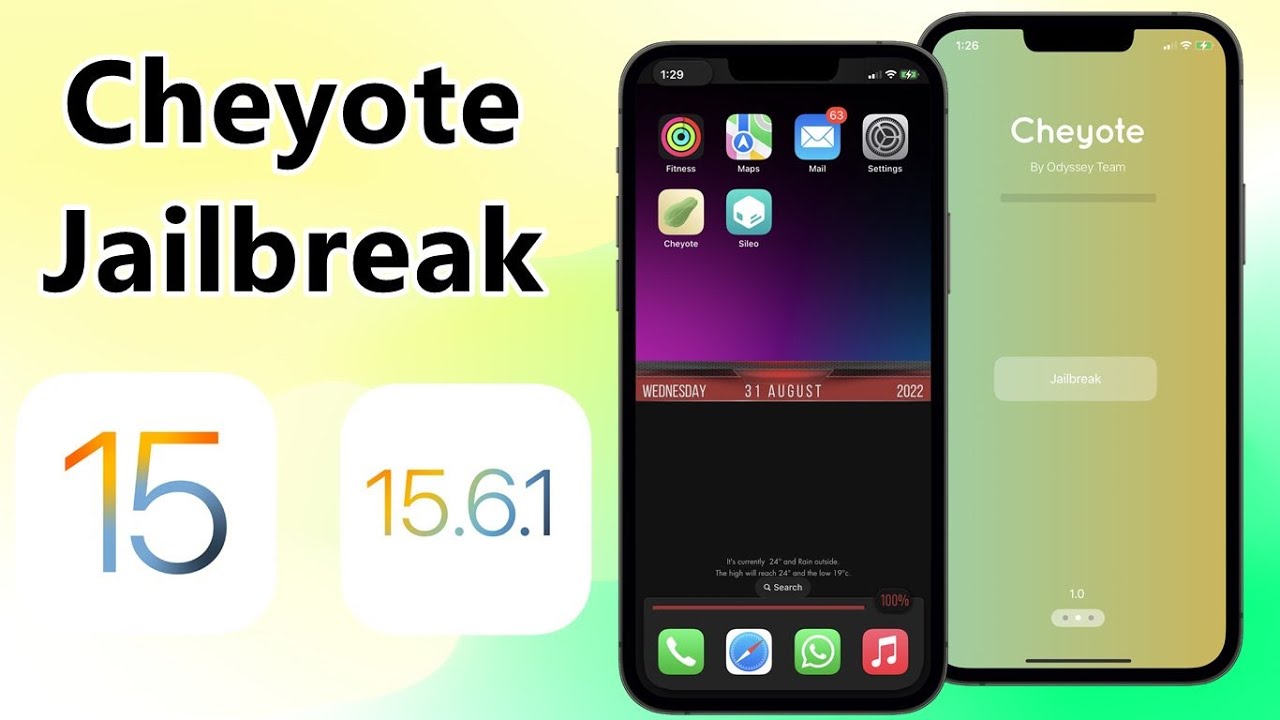 Cheyote Virtual Jailbreak – iOS 15 to iOS 15.6.1