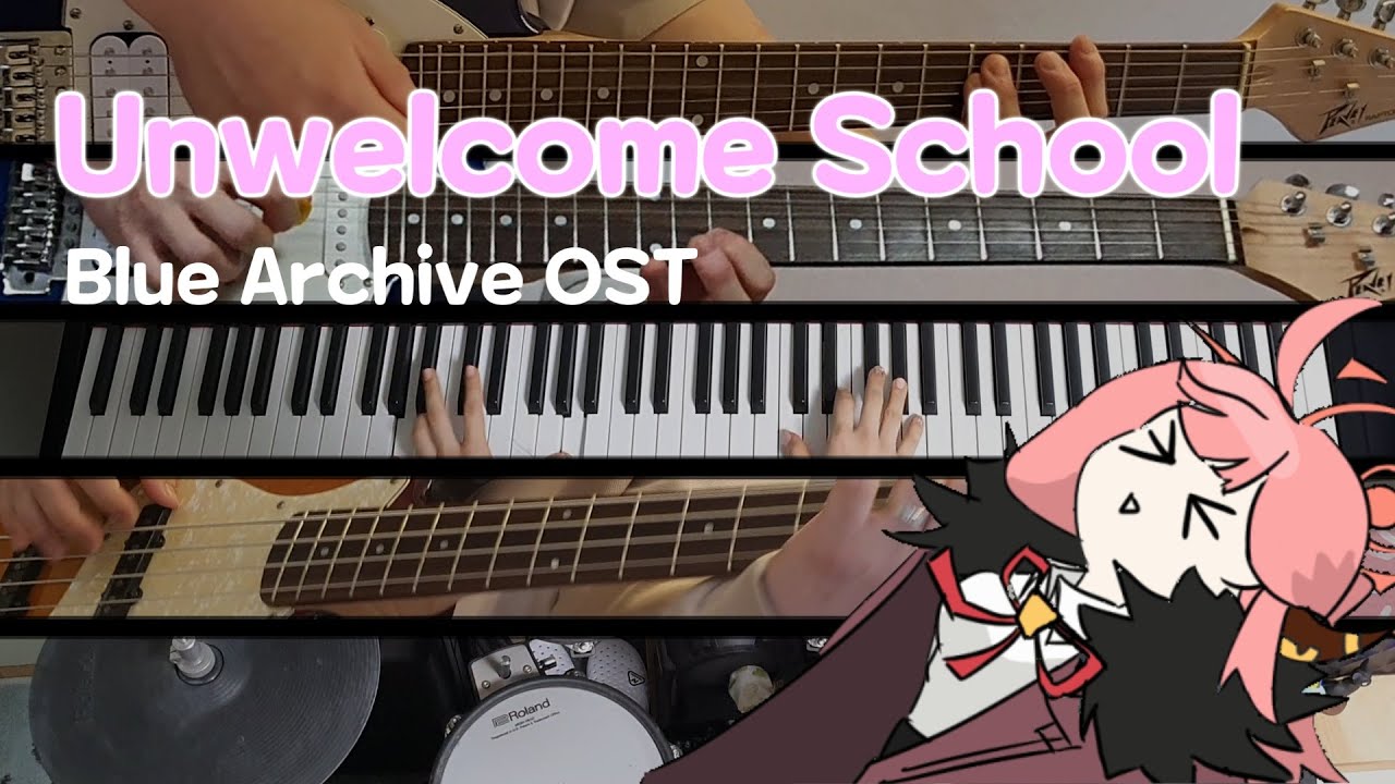 Unwelcome School BlueArchive OST BAND COVER YouTube