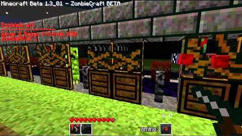 Minecraft Zombiecraft Mod Custom Map 1.1.3 Welcome Home.avi