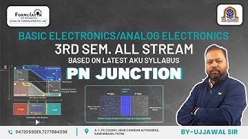 Basic Electronics/Analog Electronics(PN Junction)#aku #3rdsem #ee #me #civil  #ece #cse  PN Junction