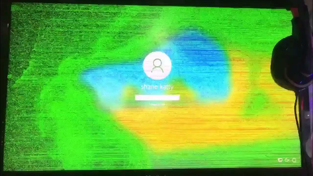 Green Dots on monitor pls help YouTube