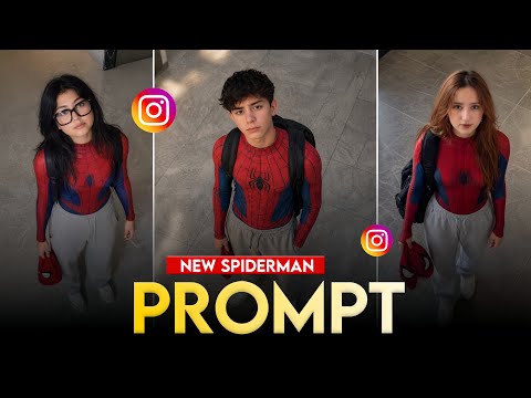 Trending ChatGPT Spider Man Ai Photo Editing | ChatGPT Photo Editing Prompt | Ai Photo Editing 
