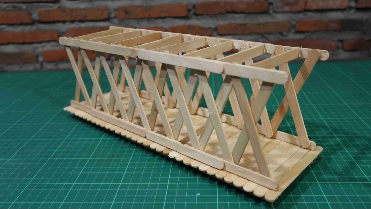 Truss Bridge Popsicle Sticks