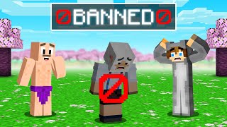 Download Lagu My Friend is BANNED in Minecraft Cherry Island MP3
