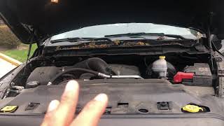 Dodge Ram – Coolant reservoir location