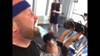 Who sounds like this  when they lift? Sweaty moments with Arron Crascall