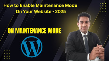 How to Enable Maintenance Mode On Your Website - 2025✅Put Your WordPress Site in Maintenance Mode