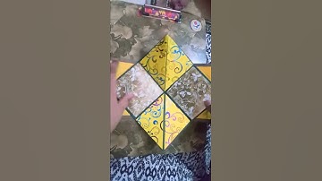 twist and folded popup card