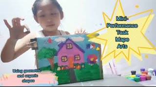 Arts: Geometric  and Organic Shapes (mini-performance task) #learning #happy