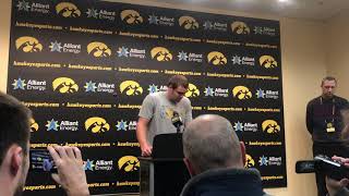 Nate Stanley postgame vs. Minnesota 11/16/19