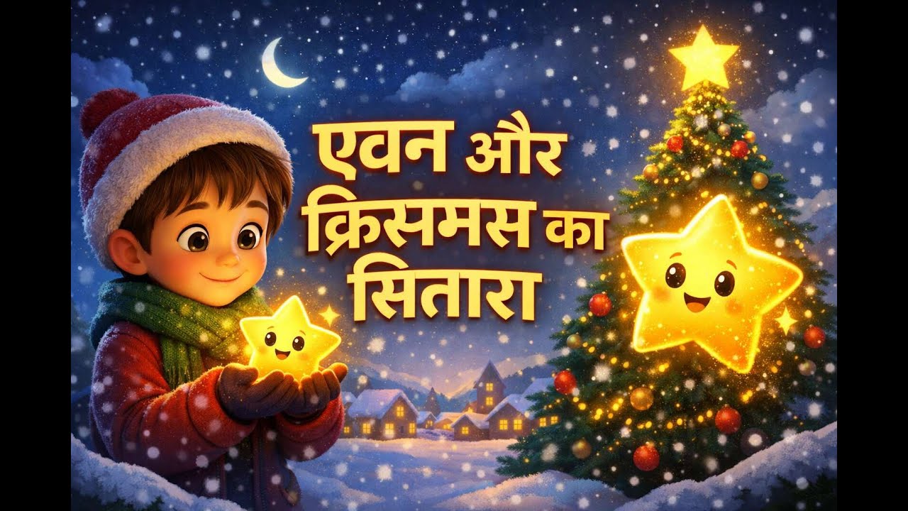 Evan aur Christmas ka Sitara 🌟 | Hindi Bedtime Story for Kids | Twinkle Tales Hindi