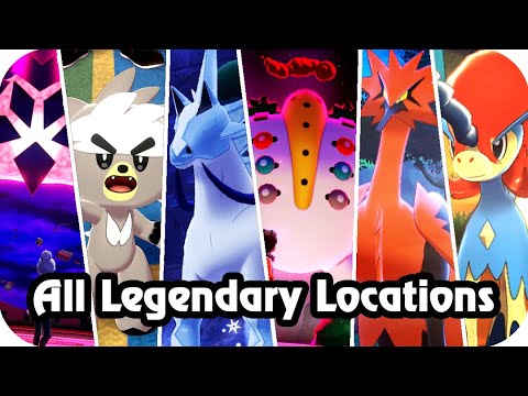 Pokémon Sword & Shield : All Legendary Pokémon Locations (DLC