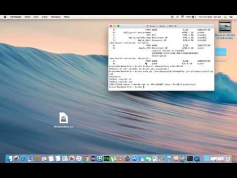یک فایل ISO را روی USB در مک نصب کنید