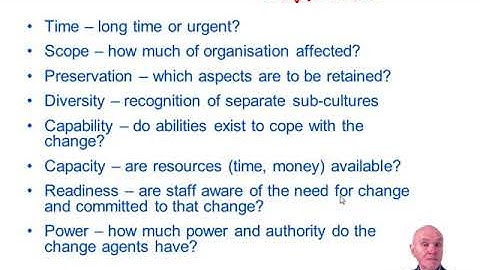 Change management - ACCA Strategic Business Leader (SBL)