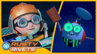 Rusty Saves a Satellite 🛰| Rusty Rivets | Cartoons for Kids