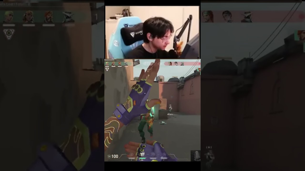 Tenz Shocked 😮😂 || STARxGOJO || #valorant #valorant3k #valorantclips #valorantc #gaming #shots