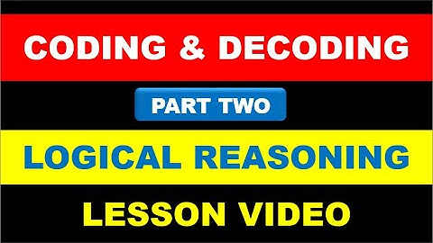 #Coding & #Decoding (Part 2) | #Logical #Reasoning #Aptitude | #ArtificialLanguage @TheAptitudeGuy