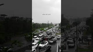 Lahore Rain Storm with Traffic Jam | Cinematic Rain View 🌧️ #lahore #muneebmalhotra #shorts #rain