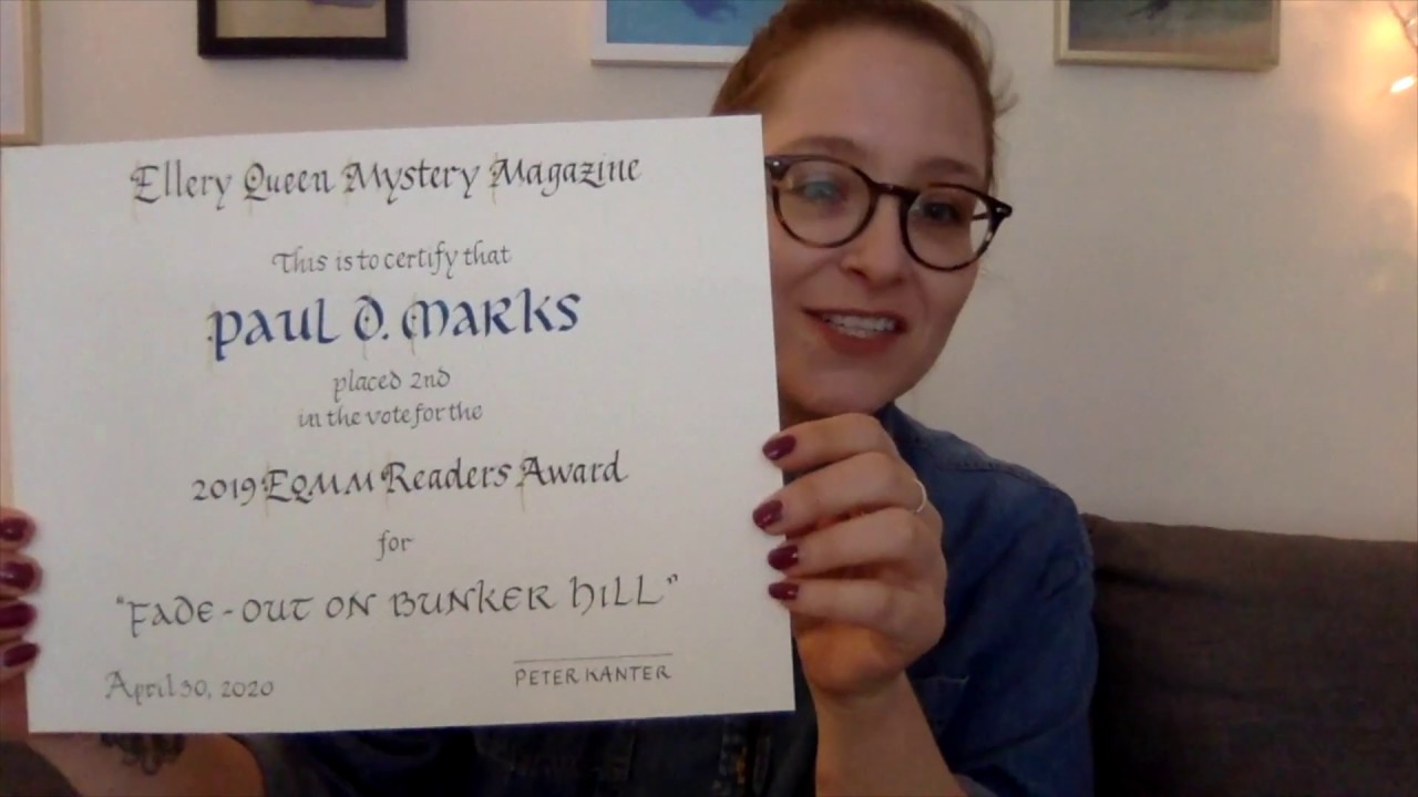 2020 Dell Mystery Magazines Virtual Awards Celebration and Presentation of the EQMM Readers Award