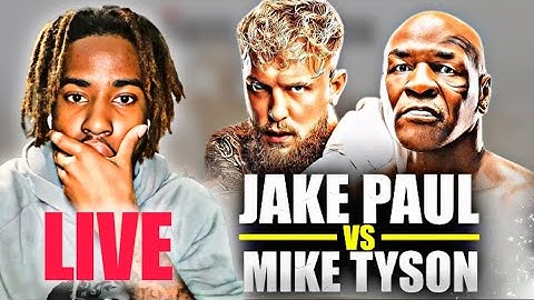 JAKE PAUL VS MIKE TYSON WATCH PARTY LIVE REACTION!!!