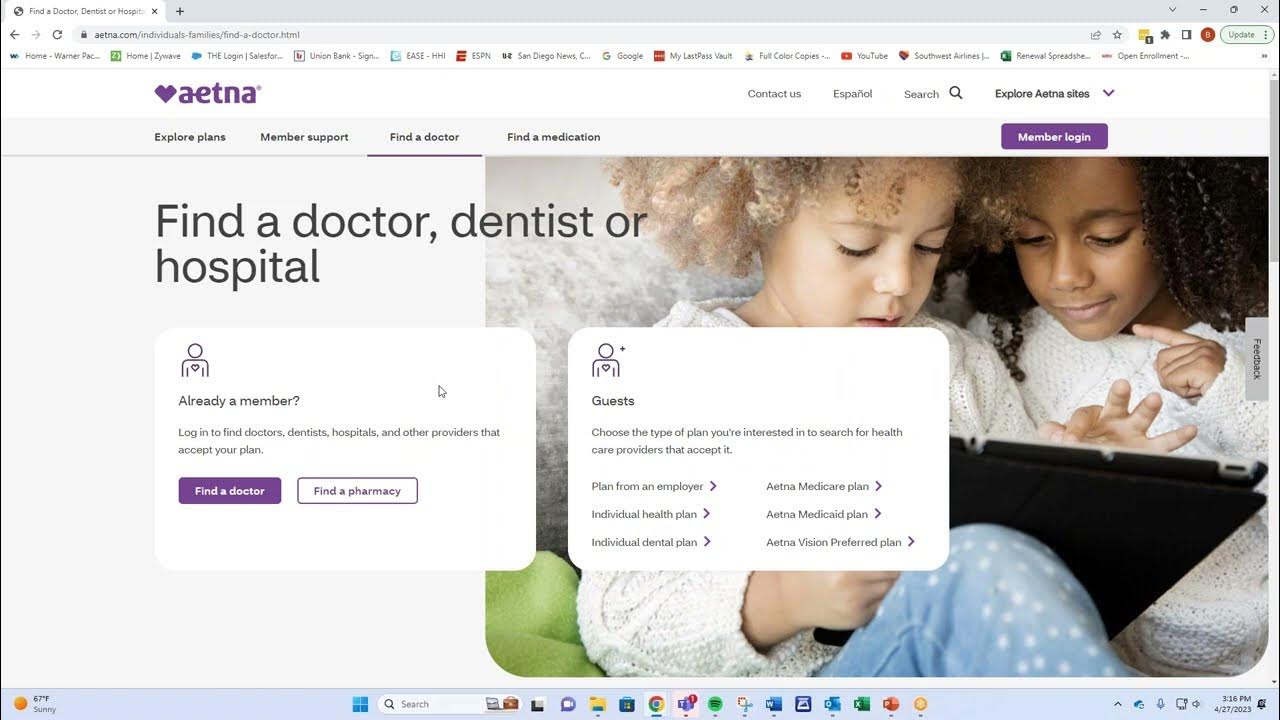 How to find a doctor with aetna youtube