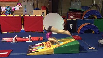 Forward roll down incline to stretch/stand