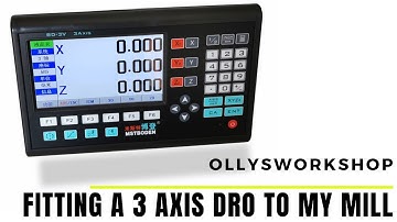 Fitting a 3 Axis DRO to my AMA25 mill (PM-25, G0704, WM18 etc..)