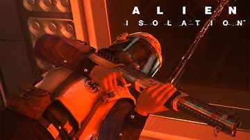 AGGRESSIVE TACTICS VS XENOMORPH || Alien: Isolation Nightmare + Insane AI Mod