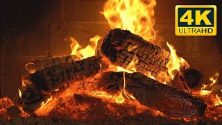 🔥 FIREPLACE 4K (12 HOURS). 🔥 Burning Fireplace Sounds 🔥 Relaxing Cozy Fireplace with Burning Logs