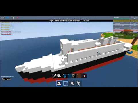 roblox build: titanic i build a boat and sail game i boat