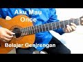 (Genjrengan) Once Aku Mau - Belajar Gitar Strumming Untuk Pemula
