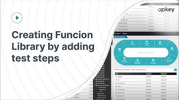 Creating Funcion Library by adding test steps