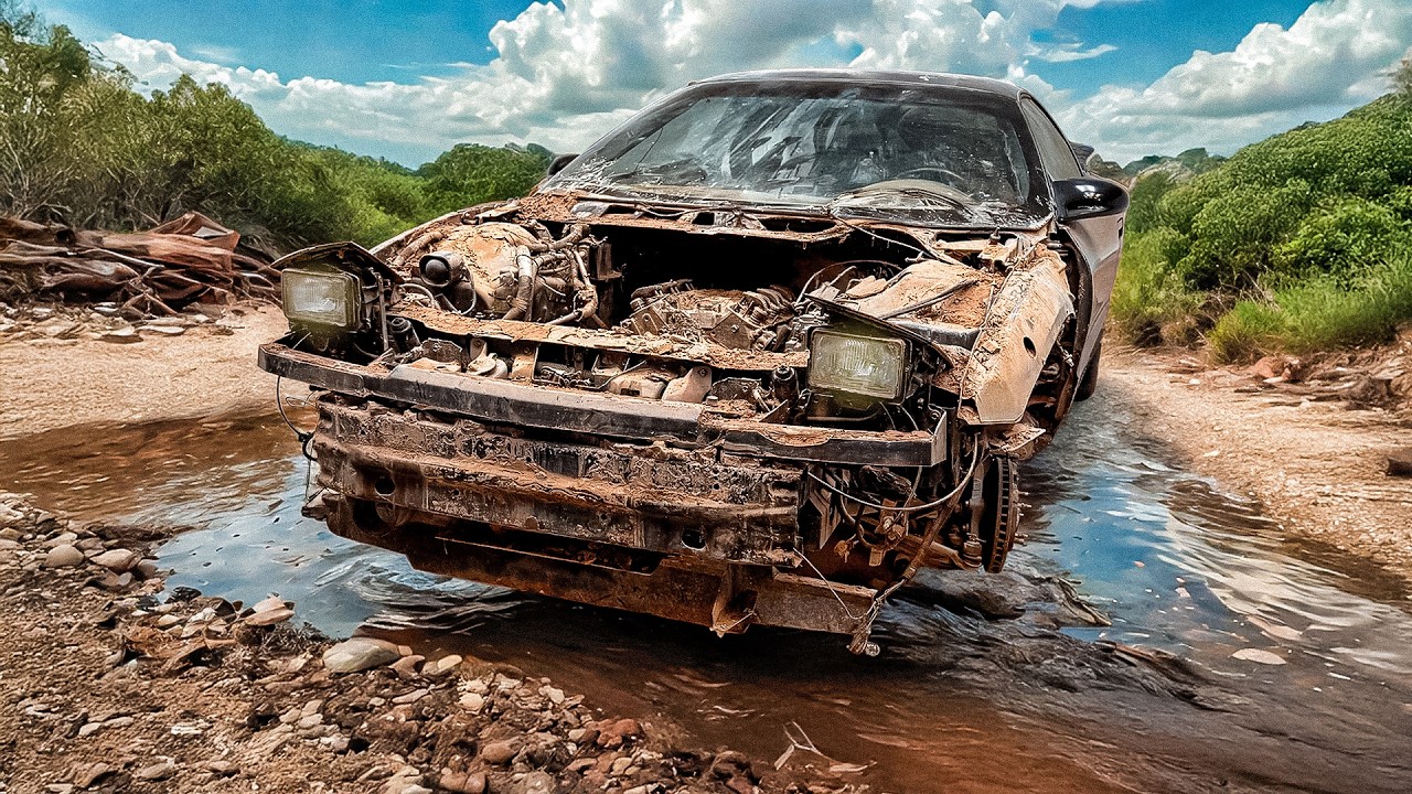 Rescato un Pontiac FireBird Inundado De La Dana | Antes y Después