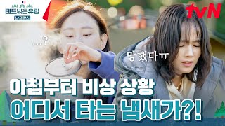 어디서 타는 냄새 안 나요? 가인-혜영의 지옥에서 온 달걀찜♨텐트밖은유럽남프랑스 EP.10 | tvN 240428 방송