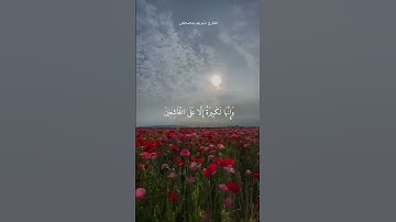 (واستعينوا بالصبر والصلاة) القارئ شريف مصطفى