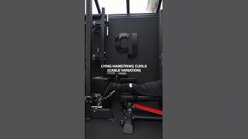 Lying Hamstring Curl - Home Gym Hack #fitness #homegym #gymequipment #workout