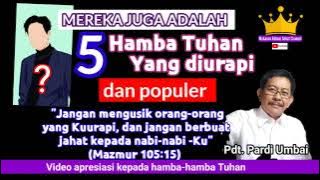 PELAYANAN 5 hamba Tuhan yang diurapi di Indonesia
