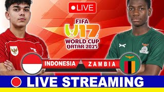 Download lagu 🔴 Live Stream Indonesia U-17 vs Zambia Piala Dunia U-17 2025 Qatar
