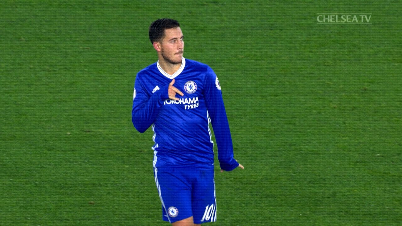 Download Happy Hazard Hardcore... PFA Fan's POTM Eden Hazard throws a few shapes at half-time at St Mary's