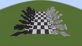 minecraft chess timelapse