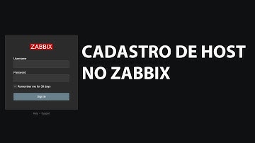COMO CADASTRA  HOST BASICO NA REDE MONITORAMENTO COM ZABBIX - MONITORAMENTO POR PING NA REDE ZABBIX