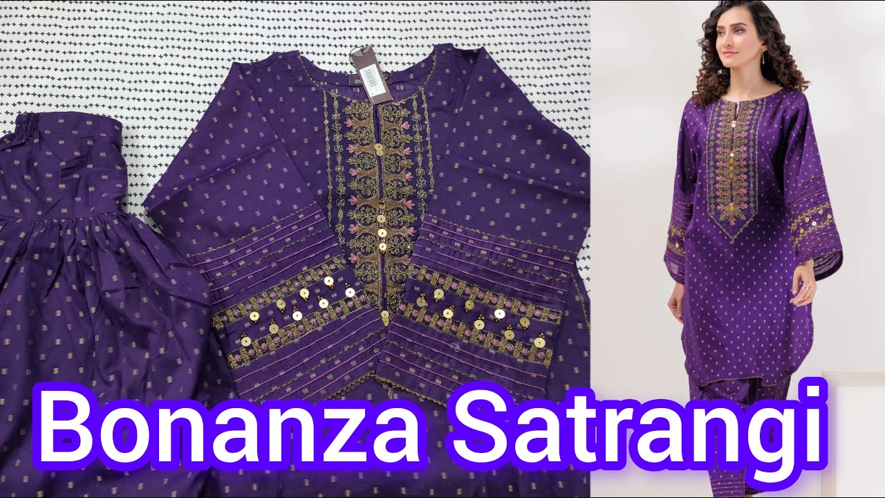 Bonanza satrangi sale 2024 in eid collection online shopping from