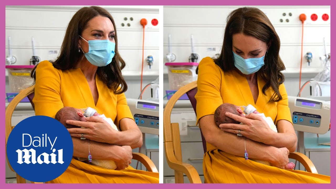 Kate Middleton holds premature baby in maternity unit in Surrey