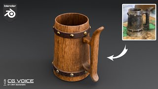 Create a Low-Poly Viking Tankard in Blender | Simple, Stylized & Game-Ready
