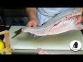 Come filettare un pesce tondo con un coltello Deba in stile tradizionale giapponese