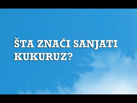 Video: Zakaj Sanjati štorkljo Z Dojenčkom