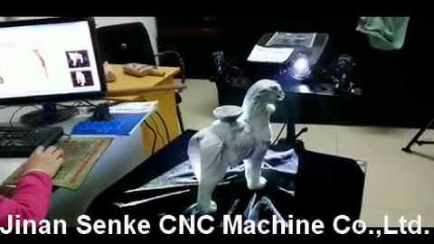 3D scanner working Jinan senke cnc machine
