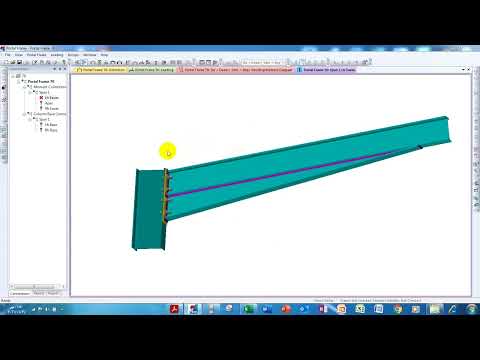 tekla portal frame designer tutorial